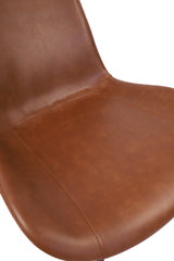 Faux Leather Elmo Dining Chair - Set of 2