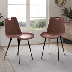 Faux Leather Cielo Dining Chair - Set of 2