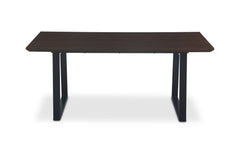 Real Wood Veneer Ethan 1.8M Dining Table with Metal Legs