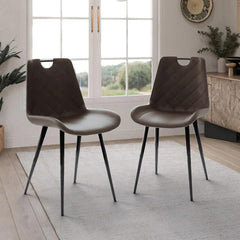 Faux Leather Cielo Dining Chair - Set of 2